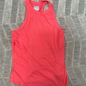 Lucky in Love ribbed Coral Tank Top